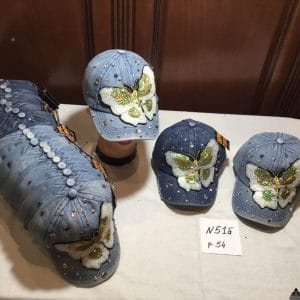 Джинсовая бейсболка на девочку, Р.54, № 51б