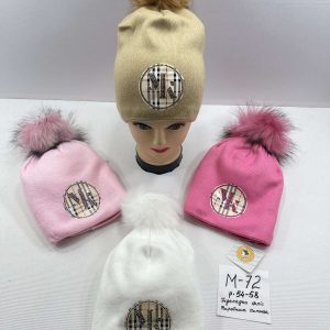 Зимова шапка на дівчинку, Р.54-58, AMBRA M72 (ПОЛЬЩА)