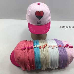 Бейсболка на дівчинку, Р.50, № 80