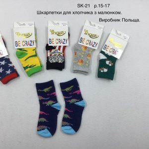 Купити оптом шкарпетки на хлопчика, Р.15-17, BE SNAZZY SK-21 (ПОЛЬЩА)