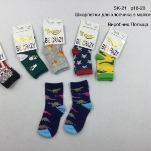 Купити оптом шкарпетки на хлопчика, Р.18-20, BE SNAZZY SK-21 (ПОЛЬЩА)