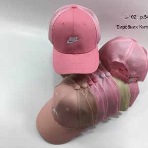 Купити оптом бейсболку з сіткою на дівчинку, Р.54, L102