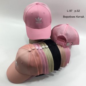 Купити оптом бейсболку з сіткою на дівчинку, Р.52, L97