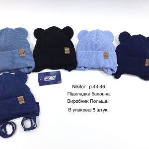 Купити оптом демісезонні шапки на хлопчика, Р.44-46, AGBO U19 NIKIFOR (ПОЛЬЩА)