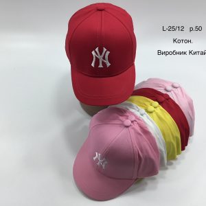 Купити оптом бейсболку на дівчинку, Р.50, L12