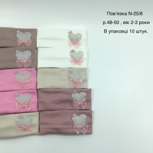 Купити оптом пов'язки на дівчаток Viva 25/6