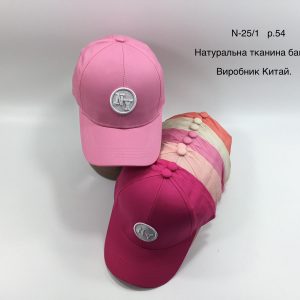 Купити оптом бейсболку на дівчинку, Р.54, № 1
