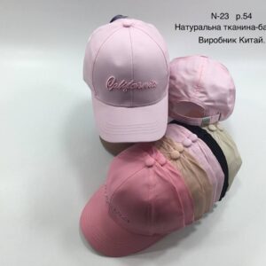 Купити оптом бейсболку на дівчинку, Р.54, №23