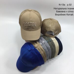 Купити оптом бейсболку з сіткою на хлопчика, Р.52, №13a