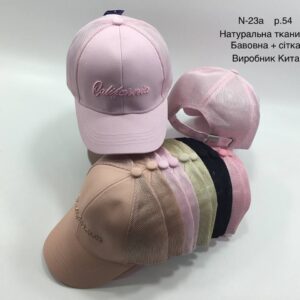 Купити оптом бейсболку з сіткою на дівчинку, Р.54, №23a