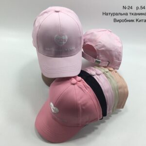 Купити оптом бейсболку на дівчинку, Р.54, №24
