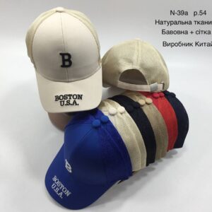 Купити оптом бейсболку з сіткою на хлопчика, Р.54, №39a