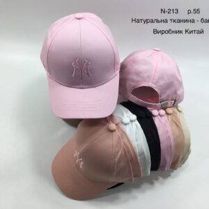 Купити оптом бейсболку на дівчинку, Р.55, #213